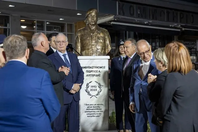 Θεσσαλονίκη: Αποκαλυπτήρια προτομής του Λυγγερίδη, παρουσία Τασούλα και Κακλαμάνη