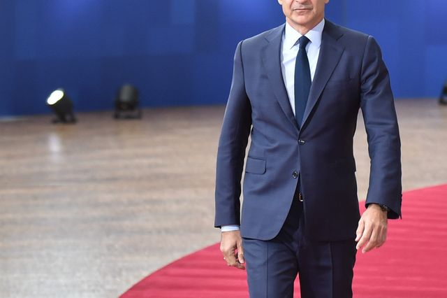Ο Κυριάκος Μητσοτάκης στις Βρυξέλλες