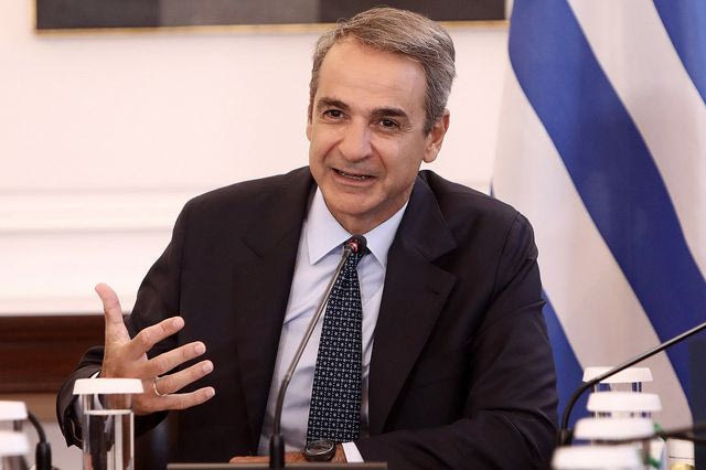 Ο Κυριάκος Μητσοτάκης στο υπουργικό συμβούλιο