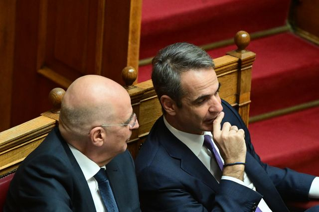 Κυριάκος Μητσοτάκης και Νίκος Δένδιας