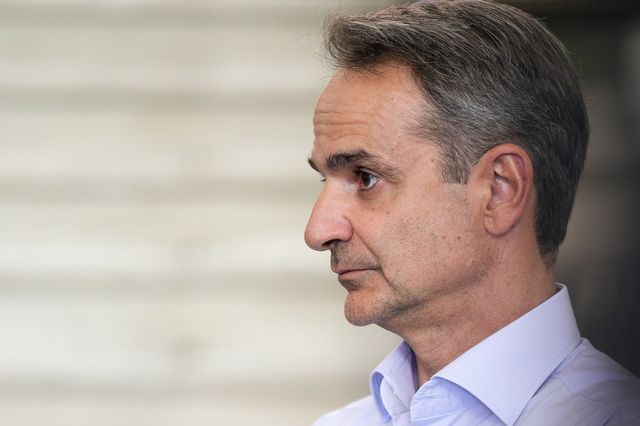 O πρωθυπουργός Κυριάκος Μητσοτάκης