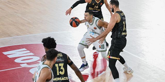 Μονακό – Παναθηναϊκός AKTOR 92-84: Ναν και Σλούκας πάλεψαν, αλλά οι πράσινοι δεν είχαν διάρκεια