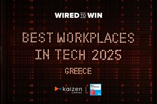 Η Kaizen Gaming για τρίτη συνεχόμενη χρονιά στα Best Workplace in Tech™