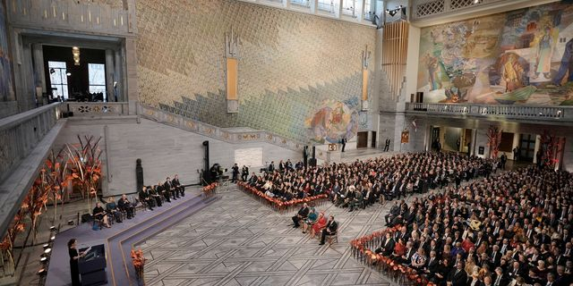 Τελετή απονομής βραβείου Νόμπελ Ειρήνης (αρχείου)