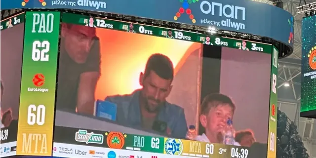 Παναθηναϊκός – Μακάμπι: Στο Telekom Center Athens ο Νόβακ Τζόκοβιτς