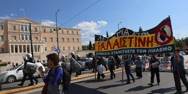 Απεργιακό συλλαλητήριο αλληλεγγύης στον παλαιστινιακό λαό