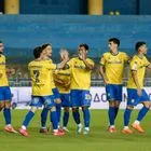 Η ομάδα του Παναιτωλικού στο ματς με την Ελλάς Σύρου