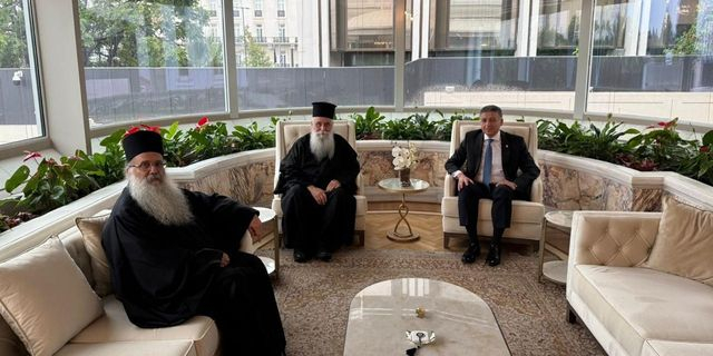 Συνάντηση του πρέσβη της Αιγύπτου στην Ελλάδα με τον νέο Αρχιεπίσκοπο της Μονής Σινά