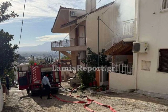 Τραγωδία στη Λαμία: Νεκρός 53χρονος μετά από φωτιά στο σπίτι του