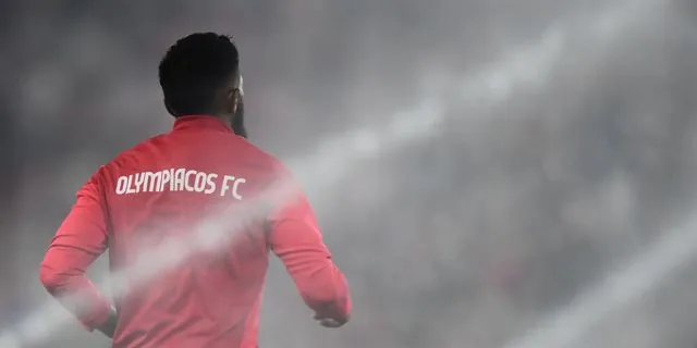 Ο Ροντινέι στην προπόνηση του Ολυμπιακού