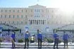 Άγνωστος Στρατιώτης: Υπό αστυνομικό κλοιό ο χώρος με τα ονόματα των θυμάτων των Τεμπών