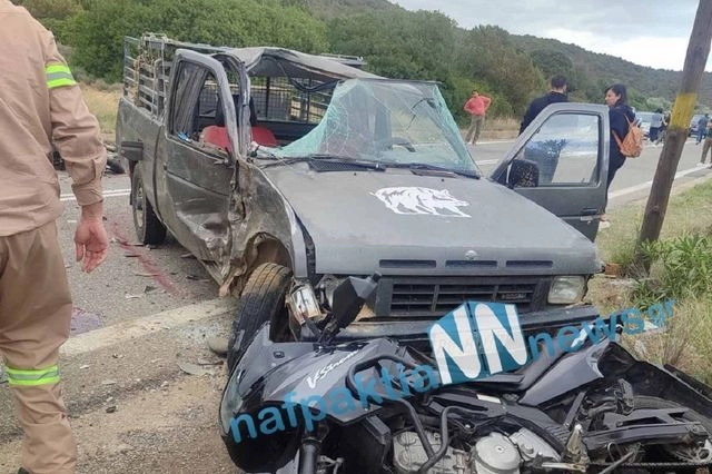 Φωκίδα: Αγροτικό συγκρούστηκε με δύο μηχανές – Νεκρός 21χρονος