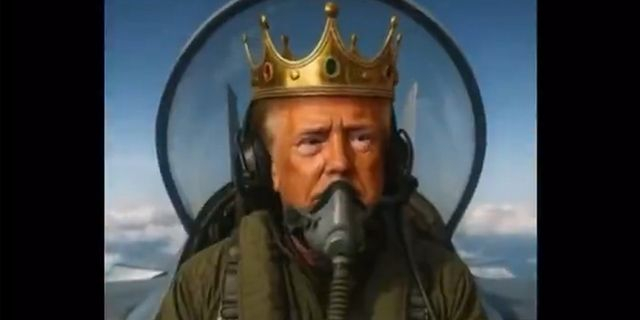 O πιλότος Τραμπ βομβαρδίζει διαδηλωτές σε ένα βίντεο που “μυρίζει” φασισμό