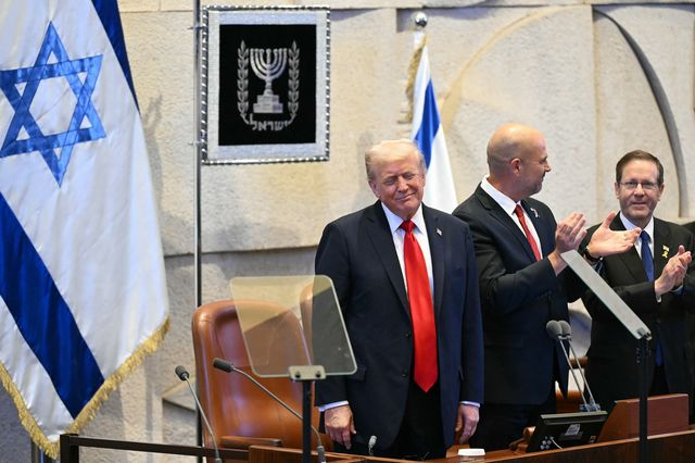 Ο Ντόναλντ Τραμπ στην Κνεσέτ