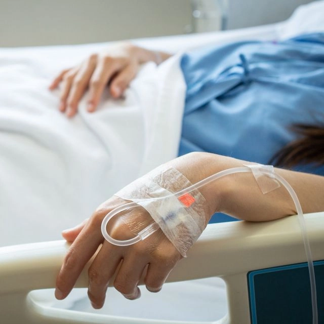 Γυναίκα στο νοσοκομείο