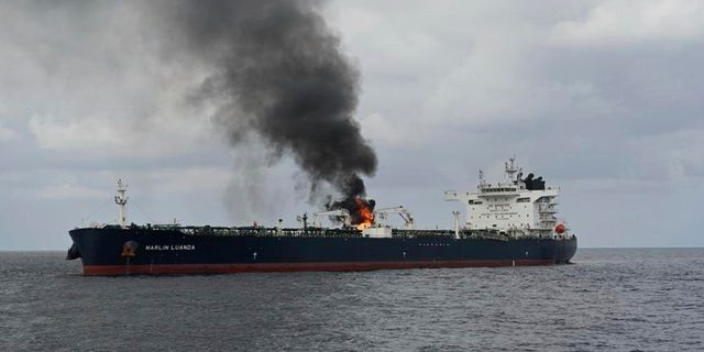 Έκρηξη σε δεξαμενόπλοιο στον κόλπο του Άντεν στην Υεμένη (φωτογραφία αρχείου)