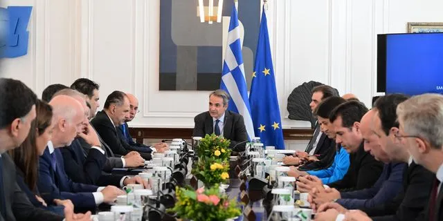 Συνεδρίαση υπό τον Πρωθυπουργό Κυριάκο Μητσοτάκη, του Υπουργικού Συμβουλίου