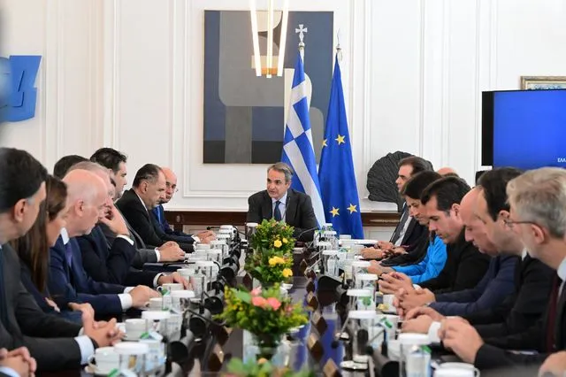 Συνεδρίαση υπό τον Πρωθυπουργό Κυριάκο Μητσοτάκη, του Υπουργικού Συμβουλίου