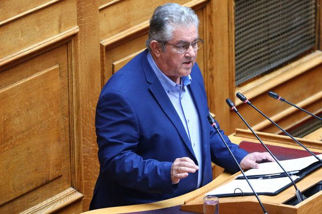 Ο γγ της ΚΕ του ΚΚΕ Δημήτρης Κουτσούμπας