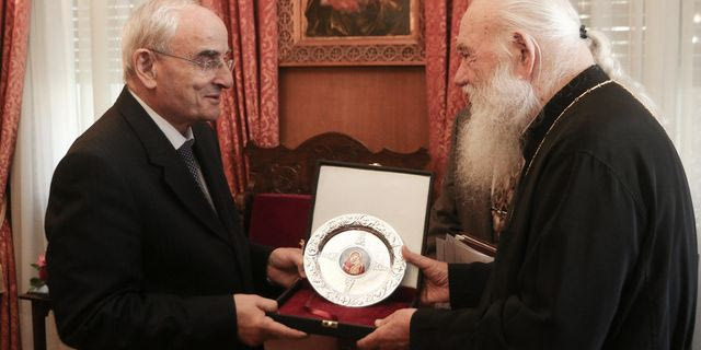 Συνάντηση του Αρχιεπισκόπου Ιερώνυμου με τον Υπουργό Άμυνας του Λιβάνου