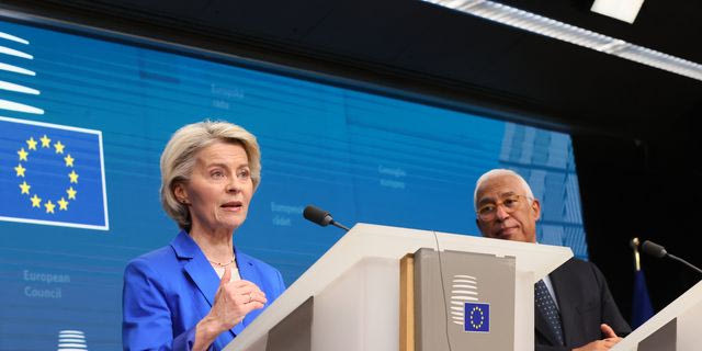 Η Ούρσουλα φον ντερ Λάιεν και ο Αντόνιο Κόστα