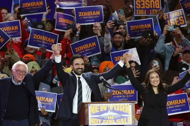 Η προεκλογική καμπάνια του Ζόχραν Μαμντάνι υποψήφιου των Δημοκρατικών για το δήμο της Νέας Υόρκης