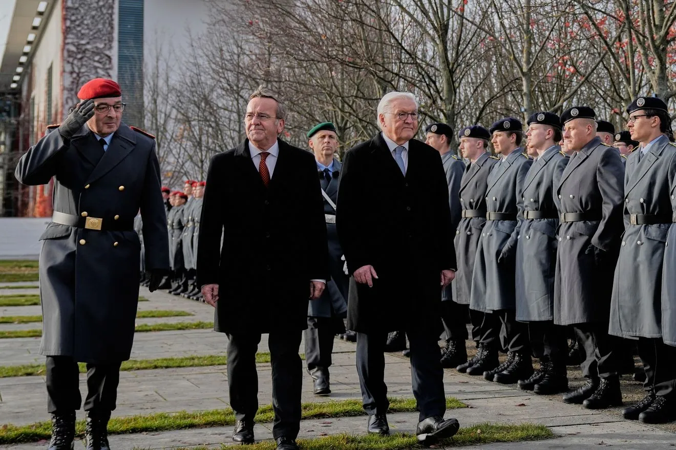 Οι Boris Pistorius και Frank-Walter Steinmeier