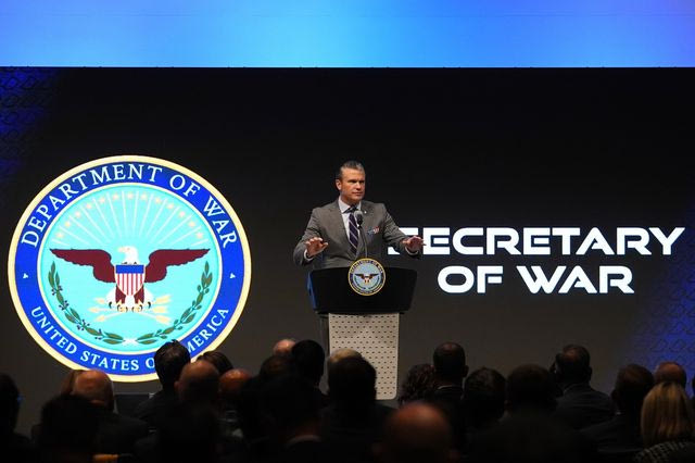 Ο Αμερικανός υπουργός Άμυνας, Pete Hegseth