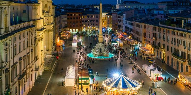 Η Piazza Navona σε ρυθμούς Χριστουγέννων