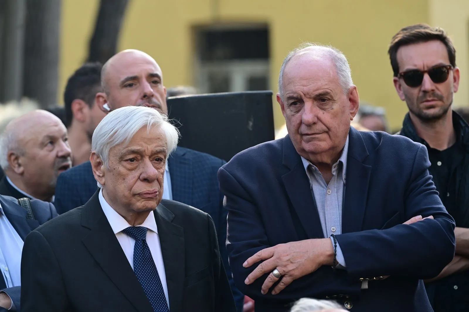 Πολιτική κηδεία του πρώην υπουργού και βουλετή του ΣΥΡΙΖΑ, Αλέκου Φλαμπουράρη στο Πάρκο Ελευθερίας