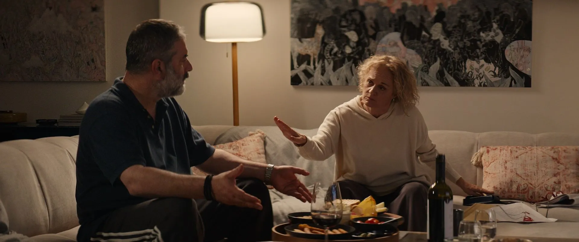 Ο Βασίλης Μπισμπίκης και η Μαρία Κεχαγιόγλου