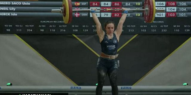 Τέταρτη στην Ευρώπη η καταπληκτική Εβίτα Καραθανάση