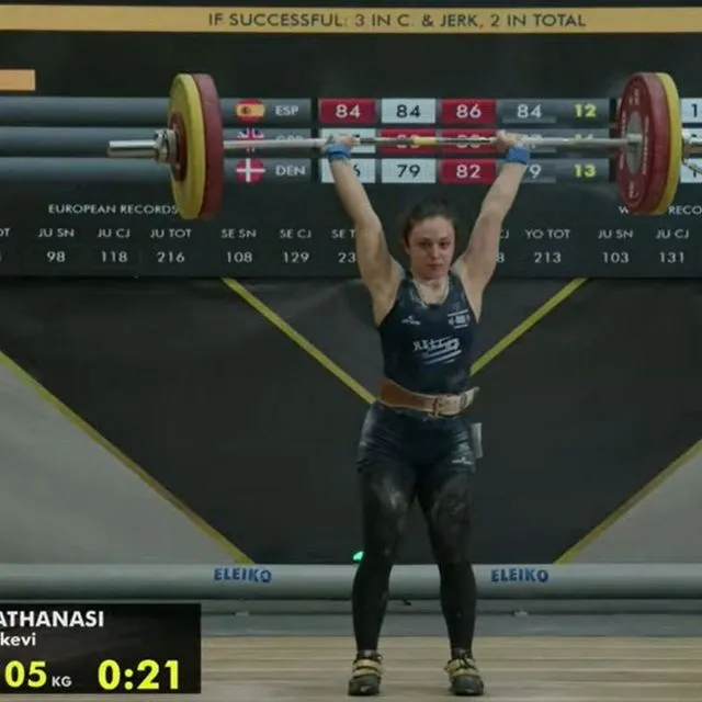 Τέταρτη στην Ευρώπη η καταπληκτική Εβίτα Καραθανάση