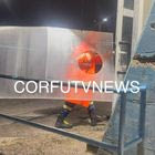 Κομμάτι πλεξιγκλάς αποκολλήθηκε από την κορυφή του κολυμβητηρίου στο Εθνικό Αθλητικό Κέντρο της Κέρκυρας