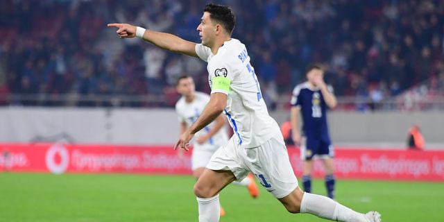 Ελλάδα – Σκωτία: To γκολ του Μπακασέτα και ο πανηγυρισμός του