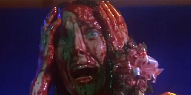 Η σκηνή από την ταινία "Carrie"