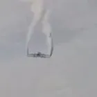 H στιγμή της συντριβής του αεροσκάφους