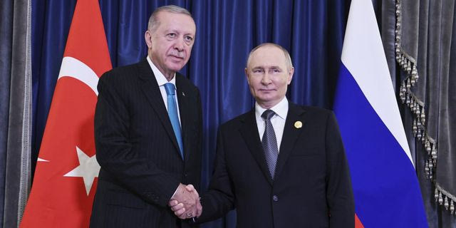 Ρετζέπ Ταγίπ Ερντογάν και Βλαντίμιρ Πούτιν