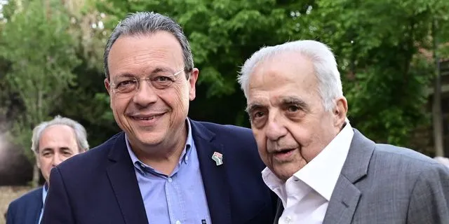 Σωκράτης Φάμελλος και Αλέκος Φλαμπουράρης