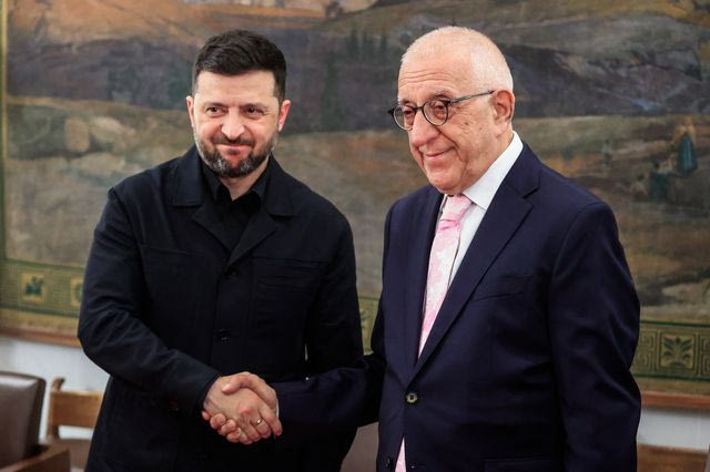 Συνάντηση Κακλαμάνη – Ζελένσκι: “Η ελληνική Βουλή έχει κάνει πολλά για την Ουκρανία”
