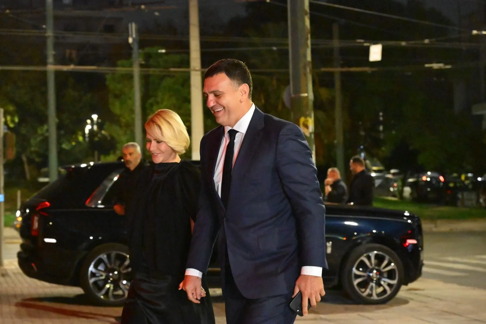 Ο Βασίλης Κικίλιας με τη Τζένη Μπαλατσινού