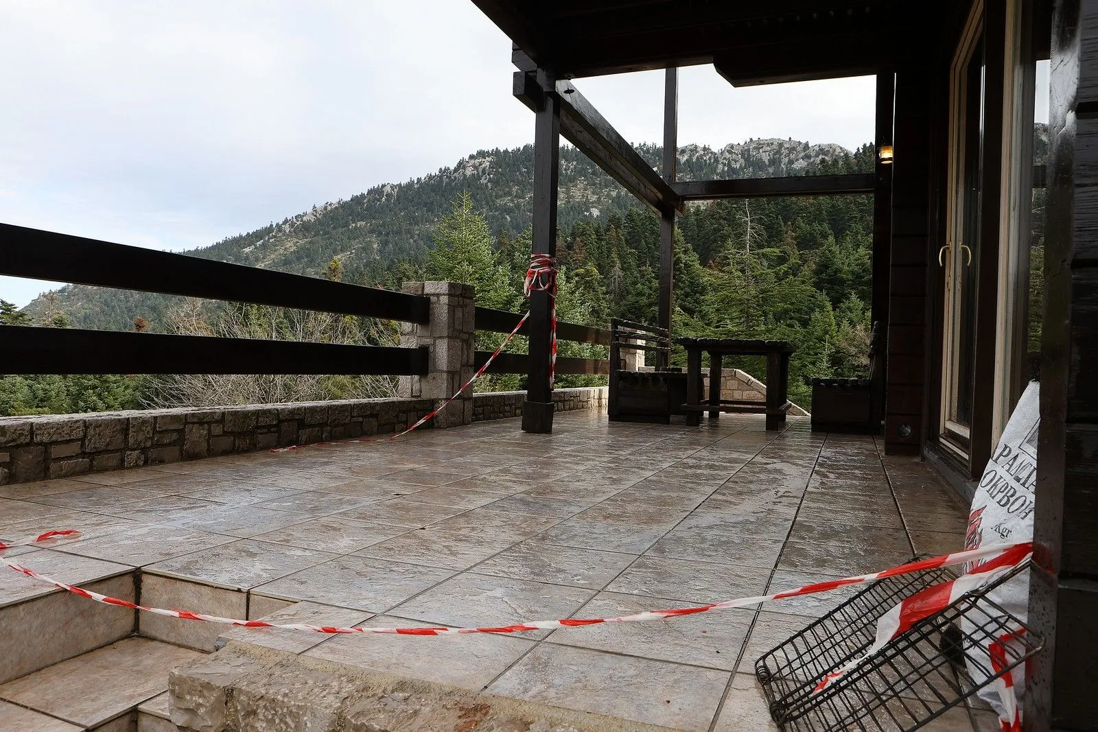 Το σημείο της δολοφονίας του Γιάννη Λάλα στην Αράχωβα