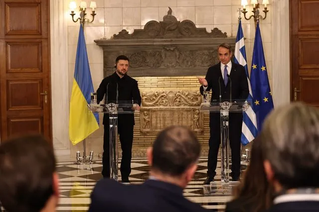 Κοινές δηλώσεις Κ. Μητσοτάκη - Β. Ζελένσκι