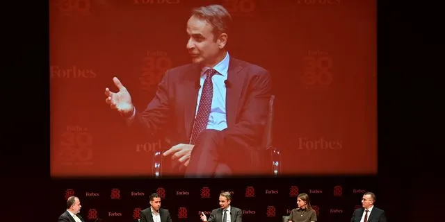 Ο Κυριάκος Μητσοτάκης στην εκδήλωση «Forbes 30 under 30»