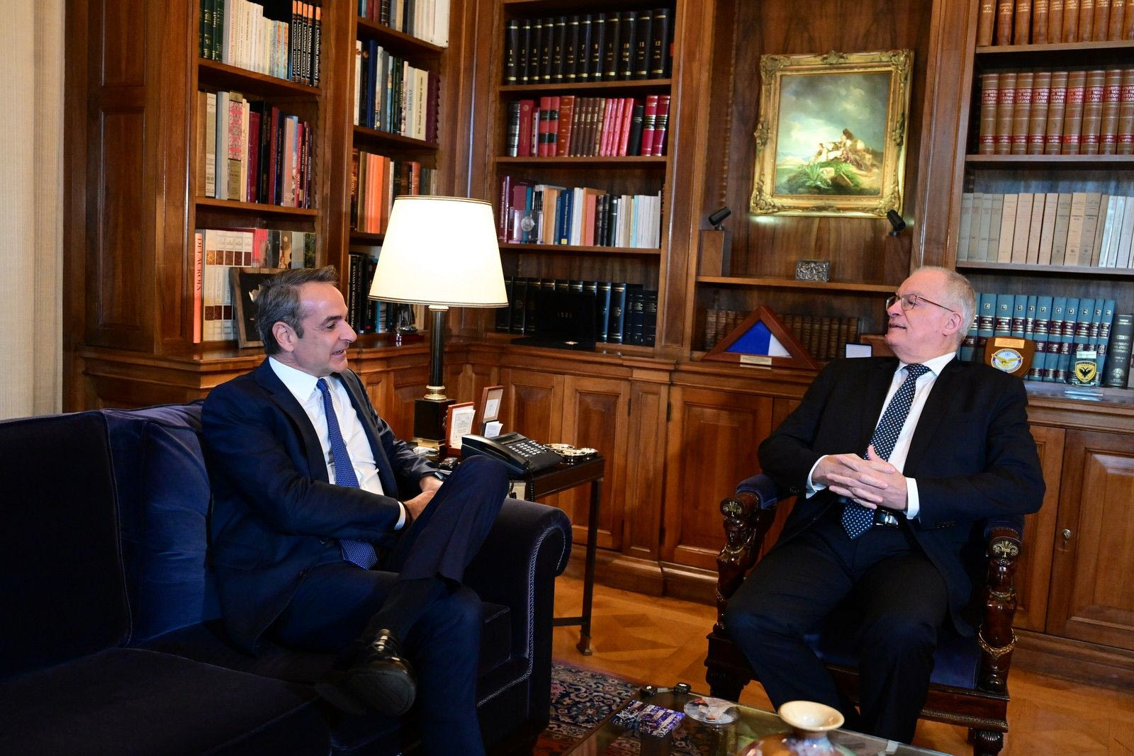 Συνάντηση του Προέδρου της Δημοκρατίας Κώστα Τασούλα με τον Πρωθυπουργό Κυριάκο Μητσοτάκη