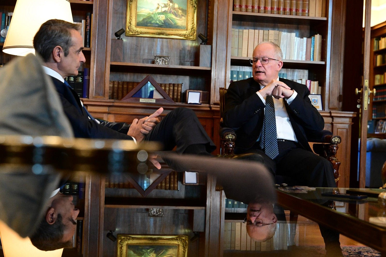 Συνάντηση του Προέδρου της Δημοκρατίας Κώστα Τασούλα με τον Πρωθυπουργό Κυριάκο Μητσοτάκη