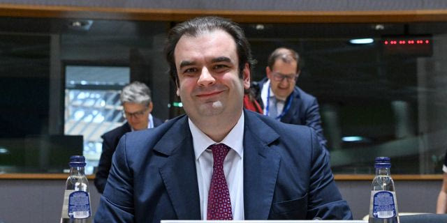 Ο Κυριάκος Πιερρακάκης στο συνέδριο του Ecofin (φωτογραφία αρχείου)