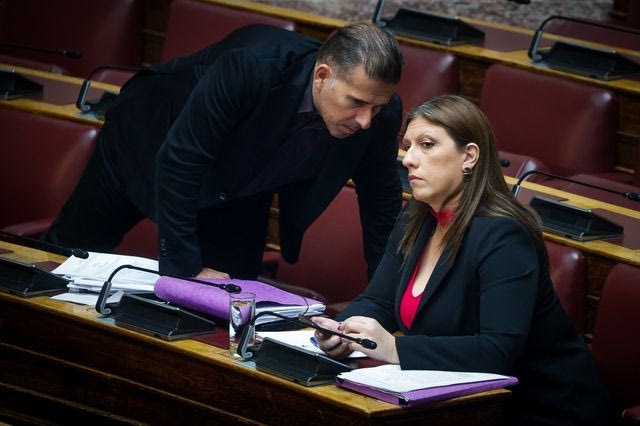 Ο Διαμαντής Καραναστάσης με τη Ζωή Κωνσταντοπούλου