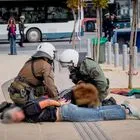 ΜΑΤ εναντίον διαδηλωτών στη Σούδα