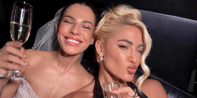 Ιωάννα Τούνη: Πάντρεψε την κολλητή της, Στέλλα Πάσσαρη – Τα λαμπερά στιγμιότυπα